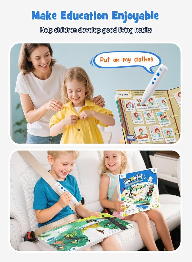 TEKFUN Talking Pen Books Sets, Learn to Read Sound Words Books with 500+ Interactive Games, Toddler Educational Birthday Gifts, Autism Sensory Games for Ages 1 2 3 4 5 6 - Image 5